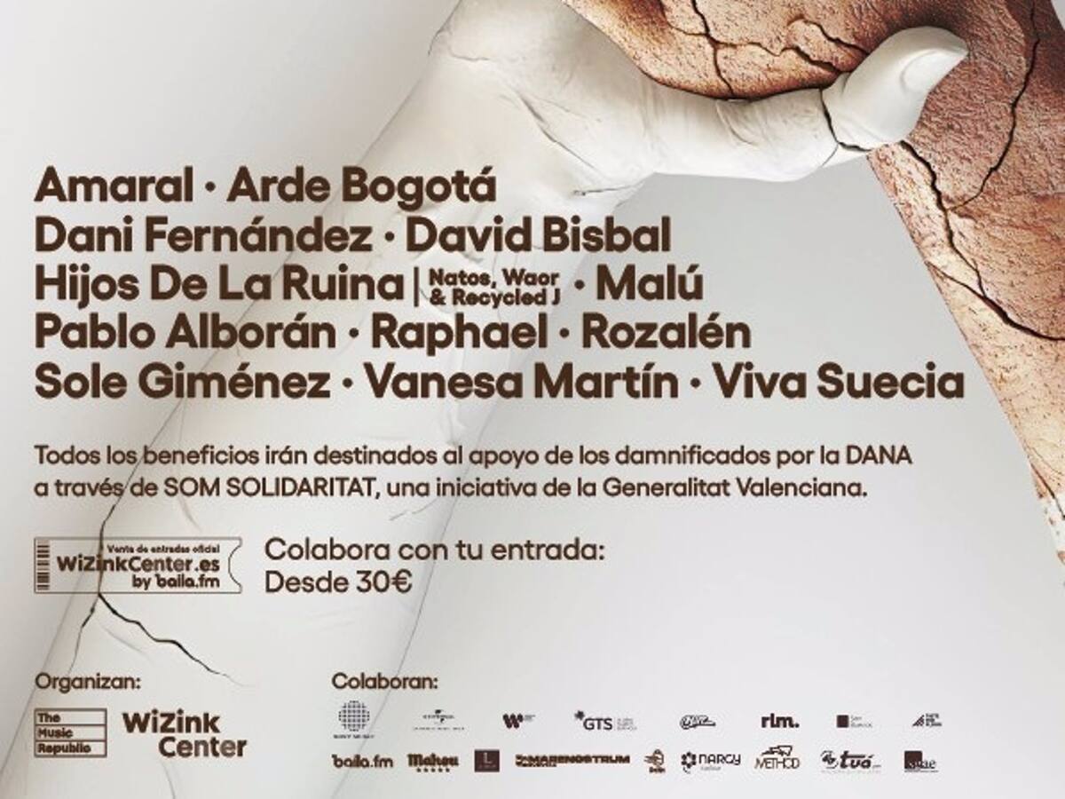 Los cartageneros Arde Bogotá se unen al concierto solidario en Madrid por las víctimas de la DANA