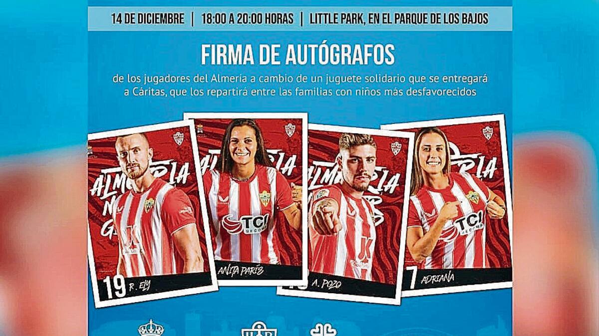 El Almería más solidario llega a Roquetas de Mar