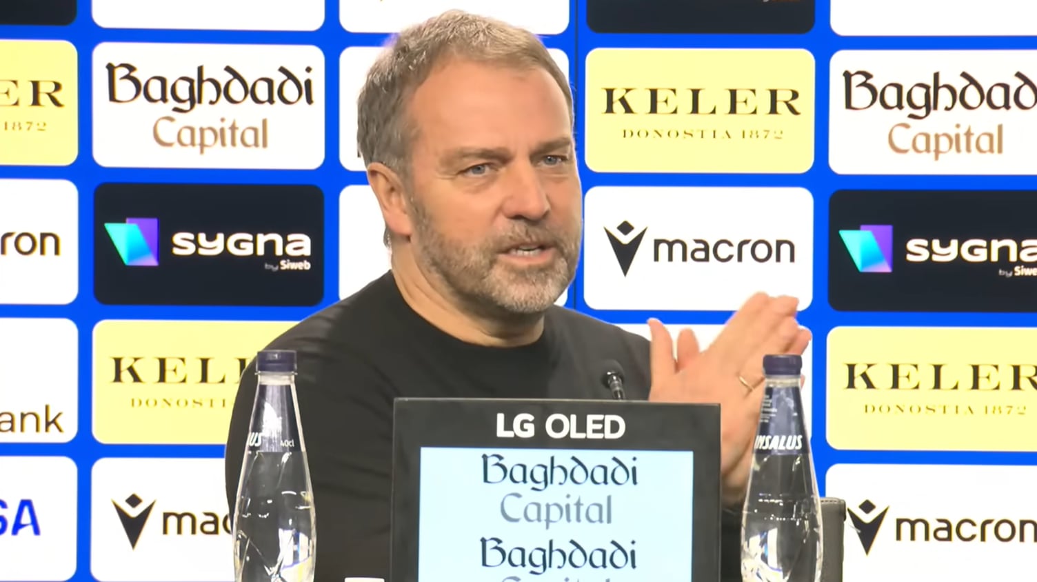 Hansi Flick, en la rueda de prensa posterior al Real Sociedad-FC Barcelona de LaLiga