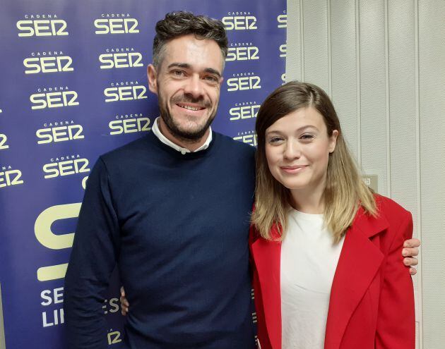 Felipe Sicilia y Laura Berja en Radio Linares.