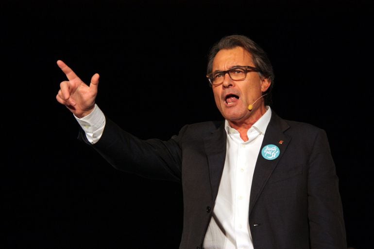 Artur Mas, a un míting de 'Junts pel Sí'