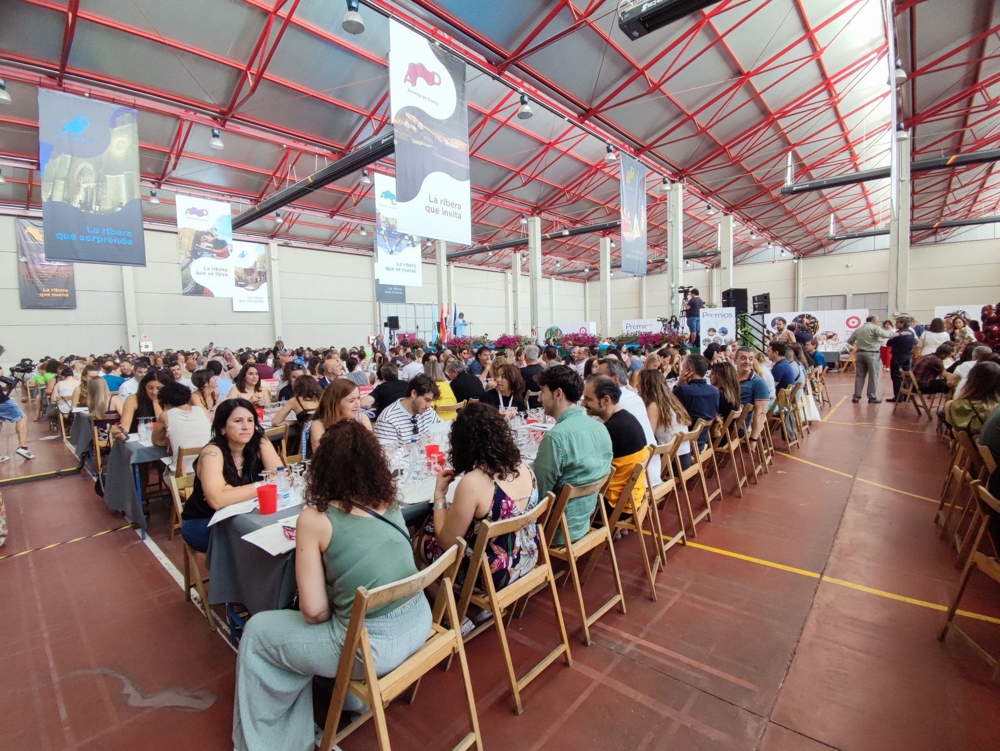 Imagen de archivo de los participantes de la cata de los Premios Envero en el Recinto Ferial de Aranda de Duero