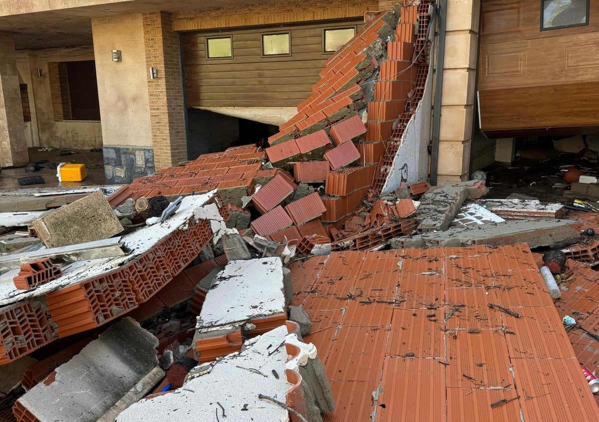 Daños en la vivienda de Ascen en Mira (Cuenca) provocados por la dana.