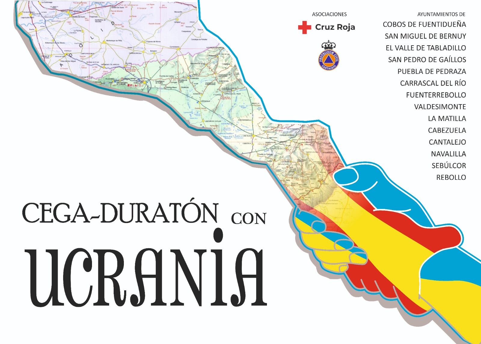 Solidaridad con Ucrania de la zona del Cega y del Duratón en la provincia de Segovia