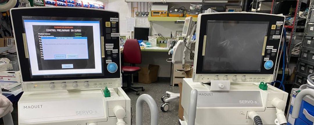 Equipos de ventilación mecánica