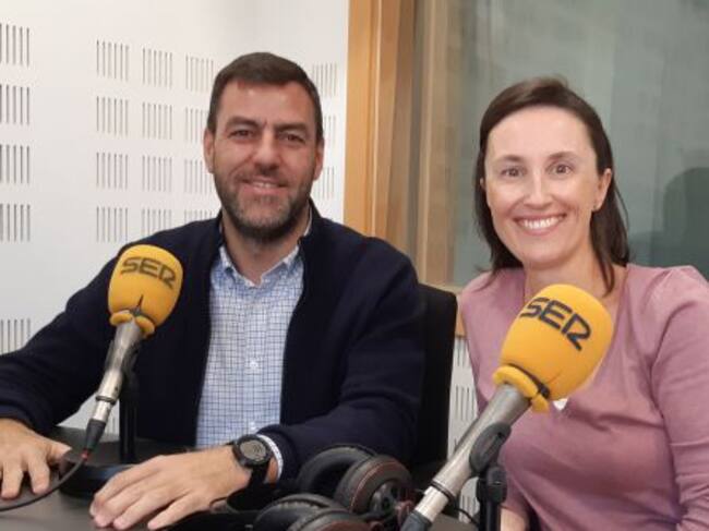 Raul Serrano (i) y Alicia López, gerente y directora de comunicación respectivamente de Spazio Cines.