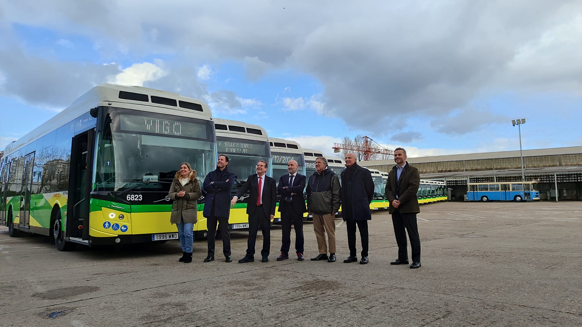 Nuevos autocares de Vitrasa presentados en Vigo