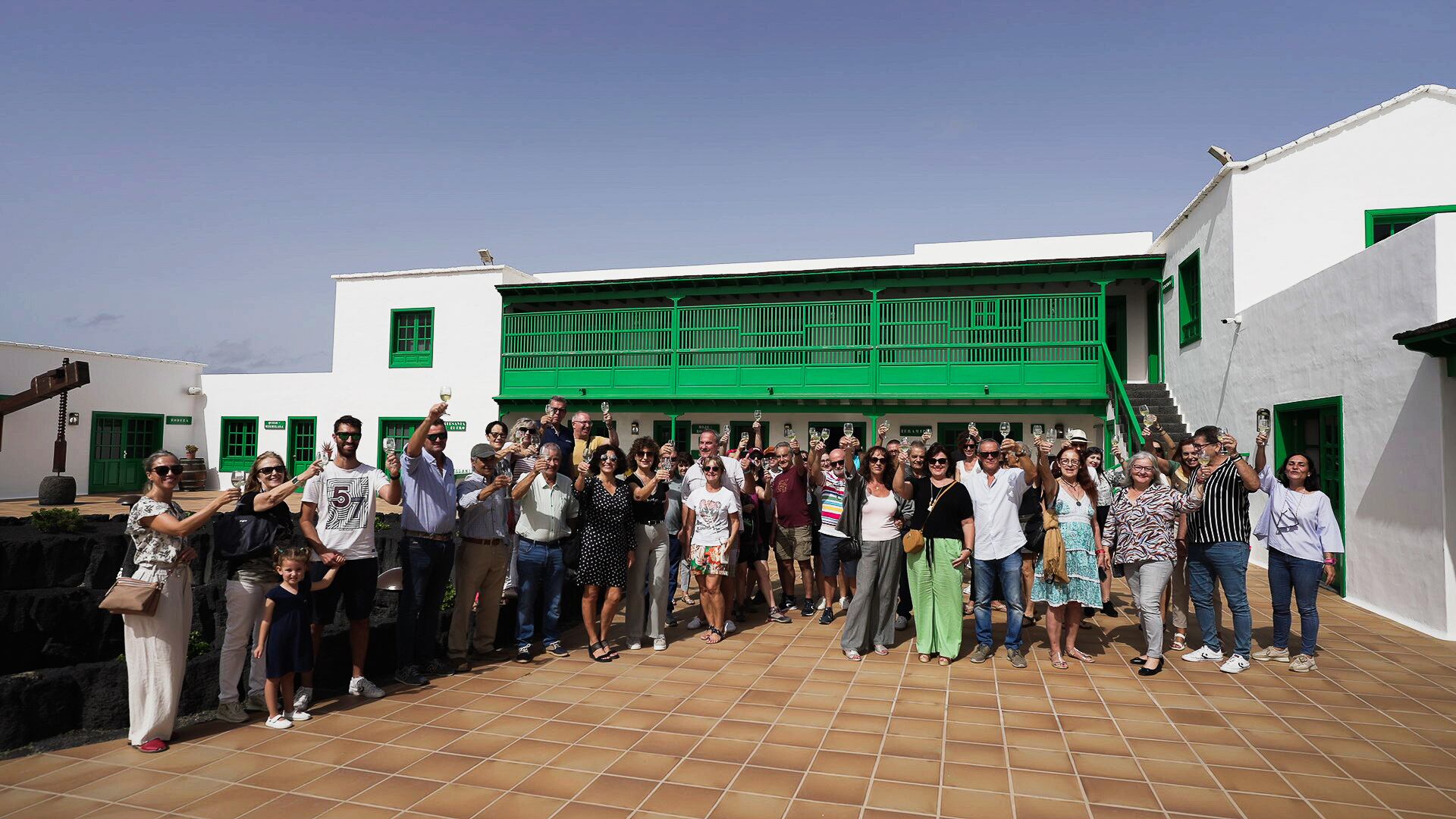 Brindis en la Casa Museo del Campesino.