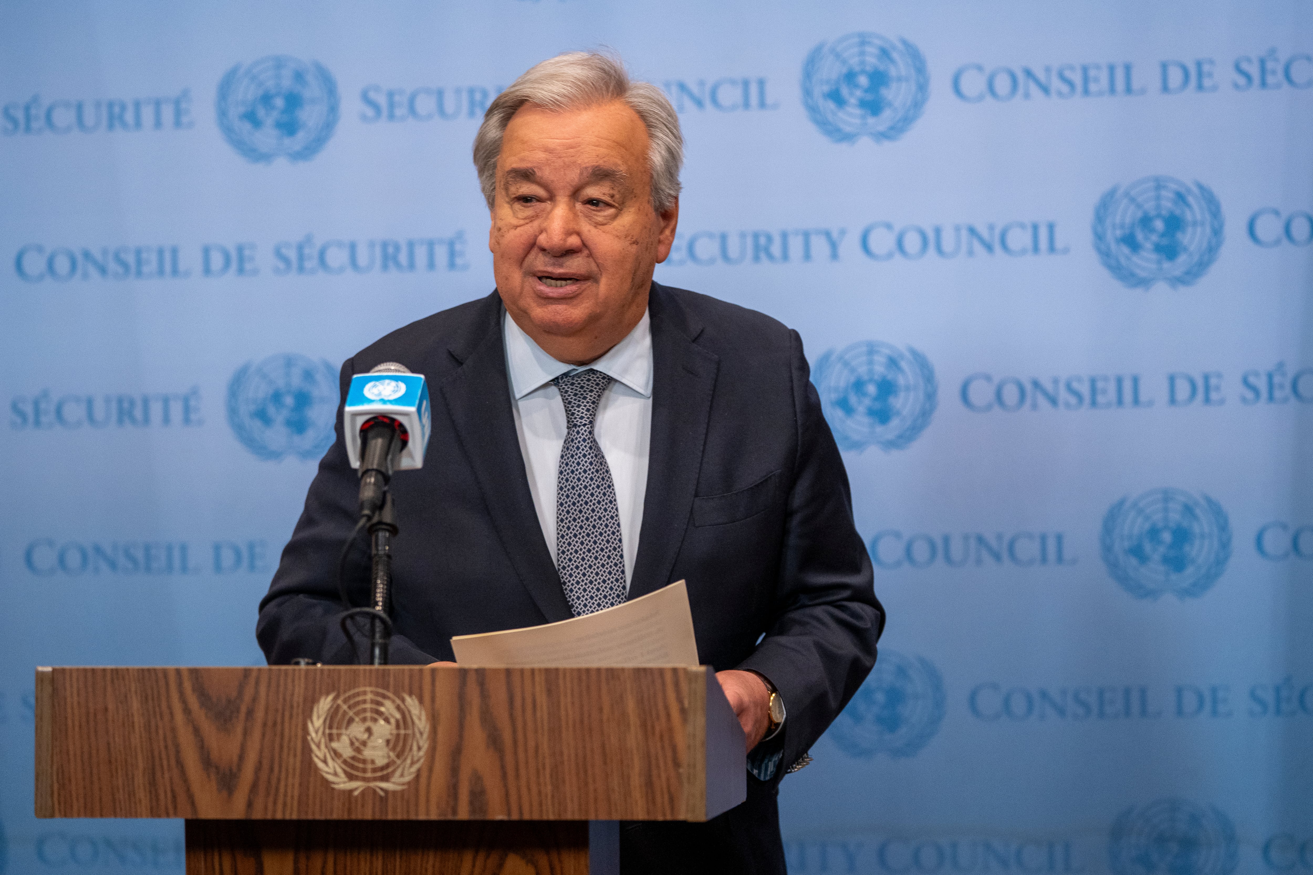 Guterres sale en defensa de España tras los ataques de Netanyahu: "Está en primera línea de la defensa del pueblo palestino"