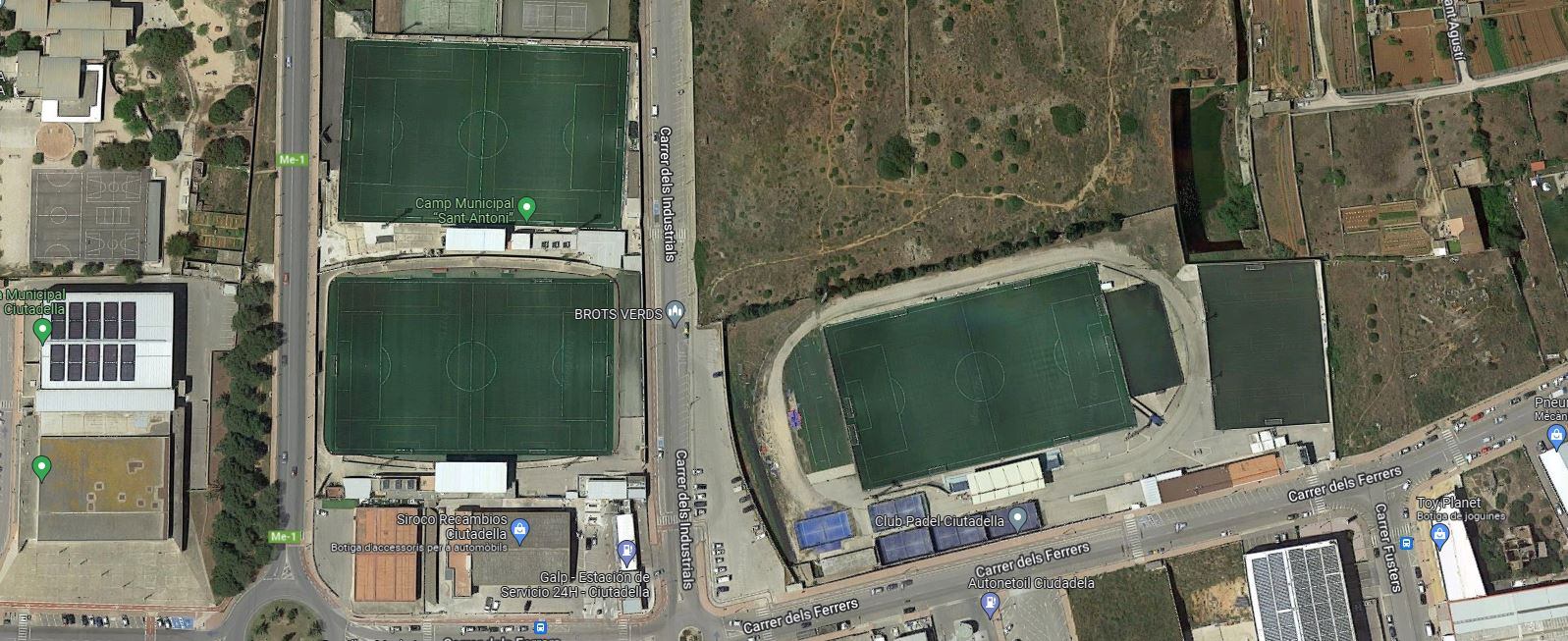 Camps de futbol de Ciutadella