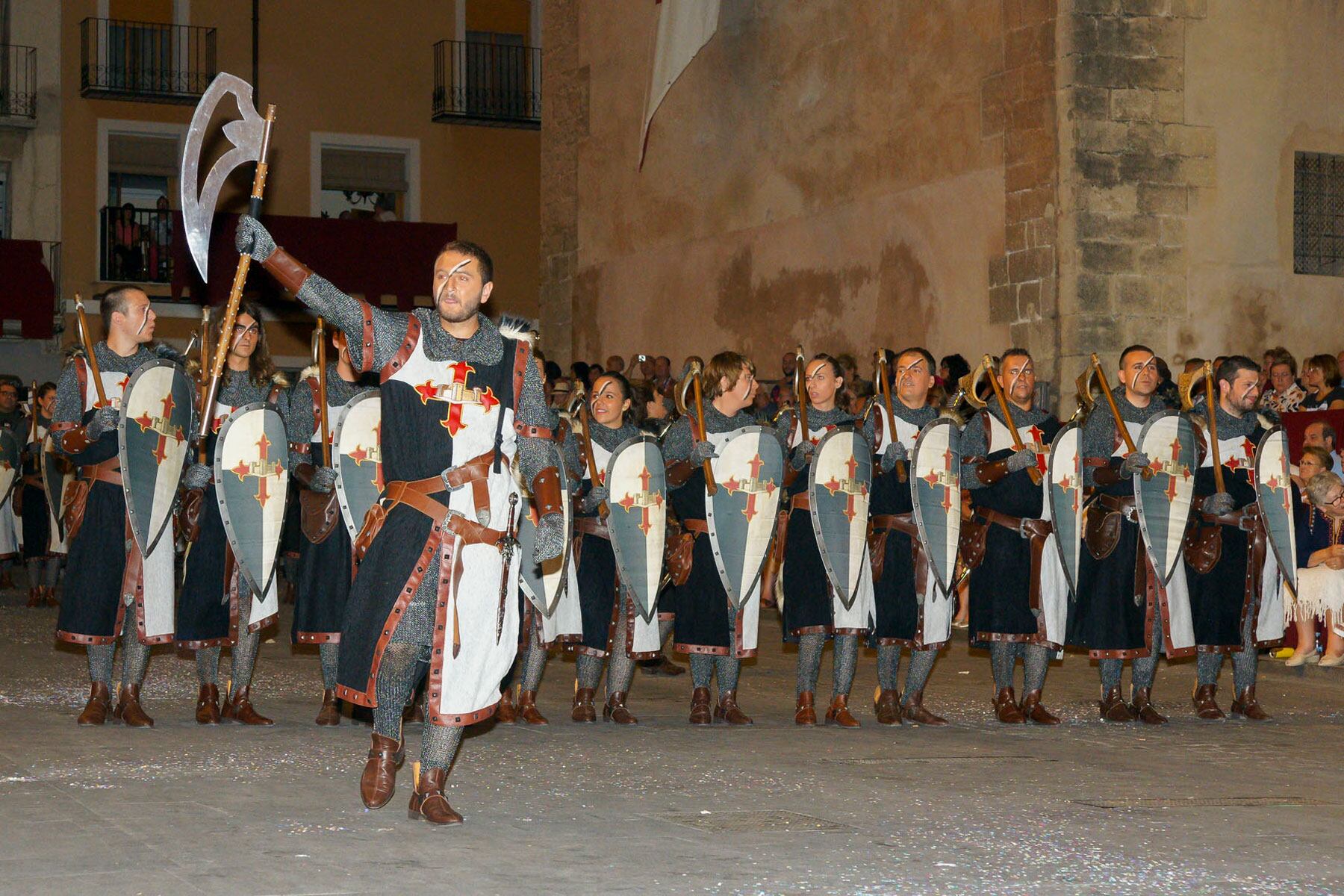 Imagen de archivo de un cabo escuadra de Cocentaina de la filà Cavallers de Llúria