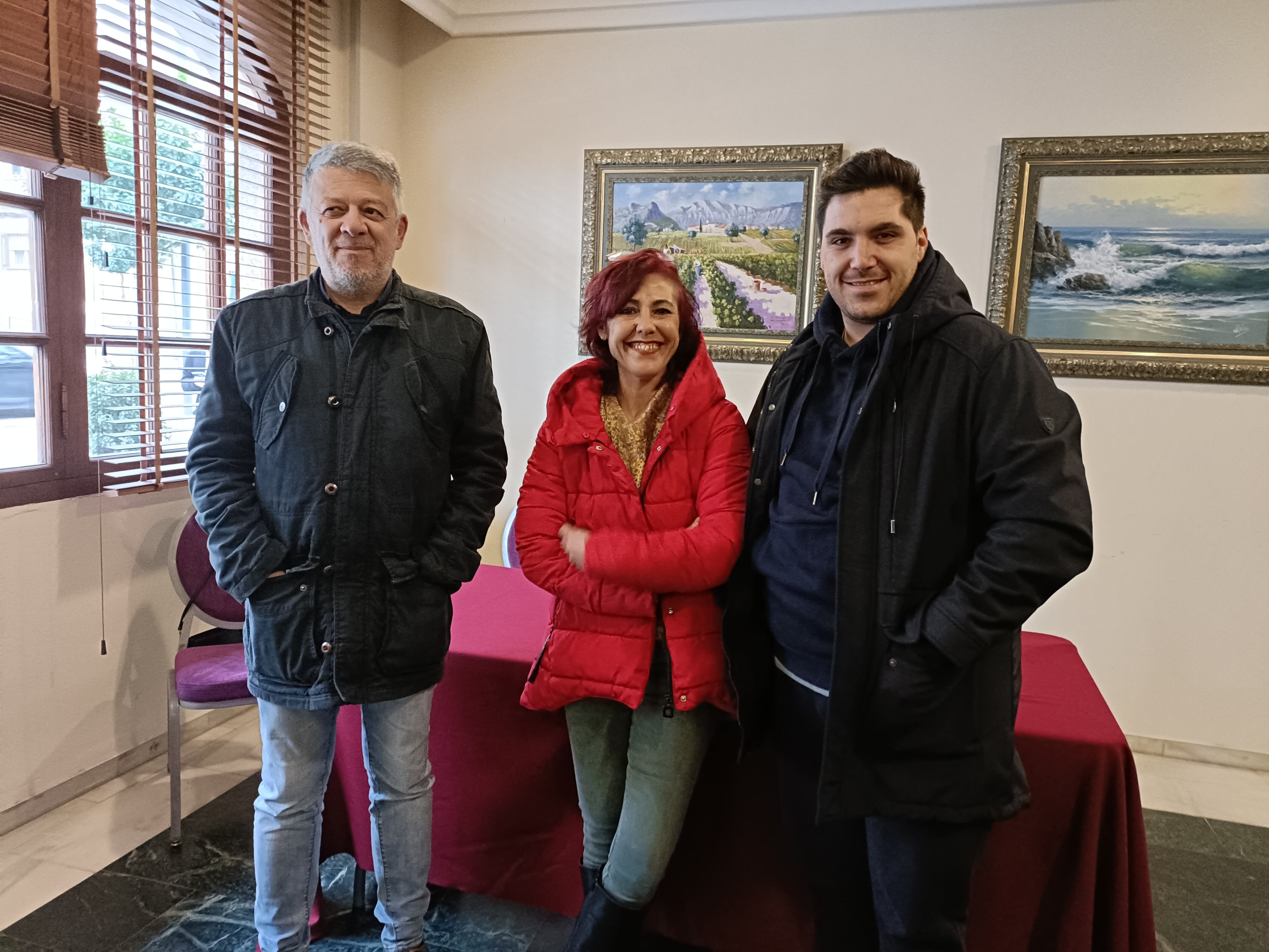 Miembros de la directiva de Hosteleros de Linares.