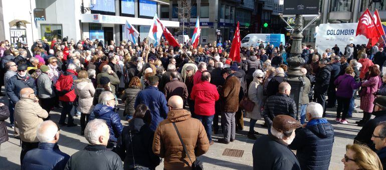 Concentración de pensionistas