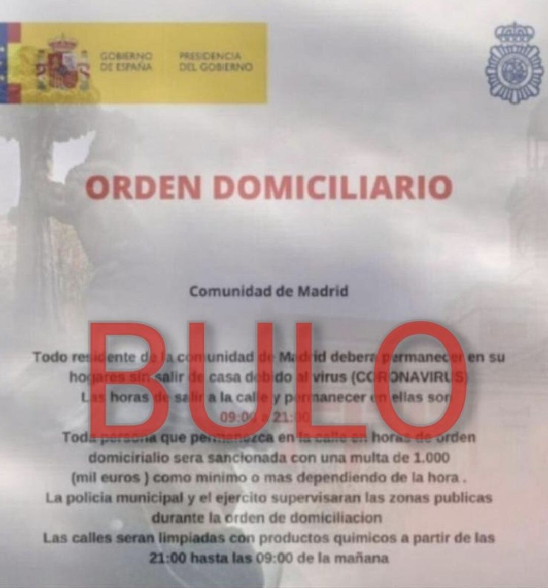 El bulo sobre el que avisa la Guardia Civil que no te puedes creer