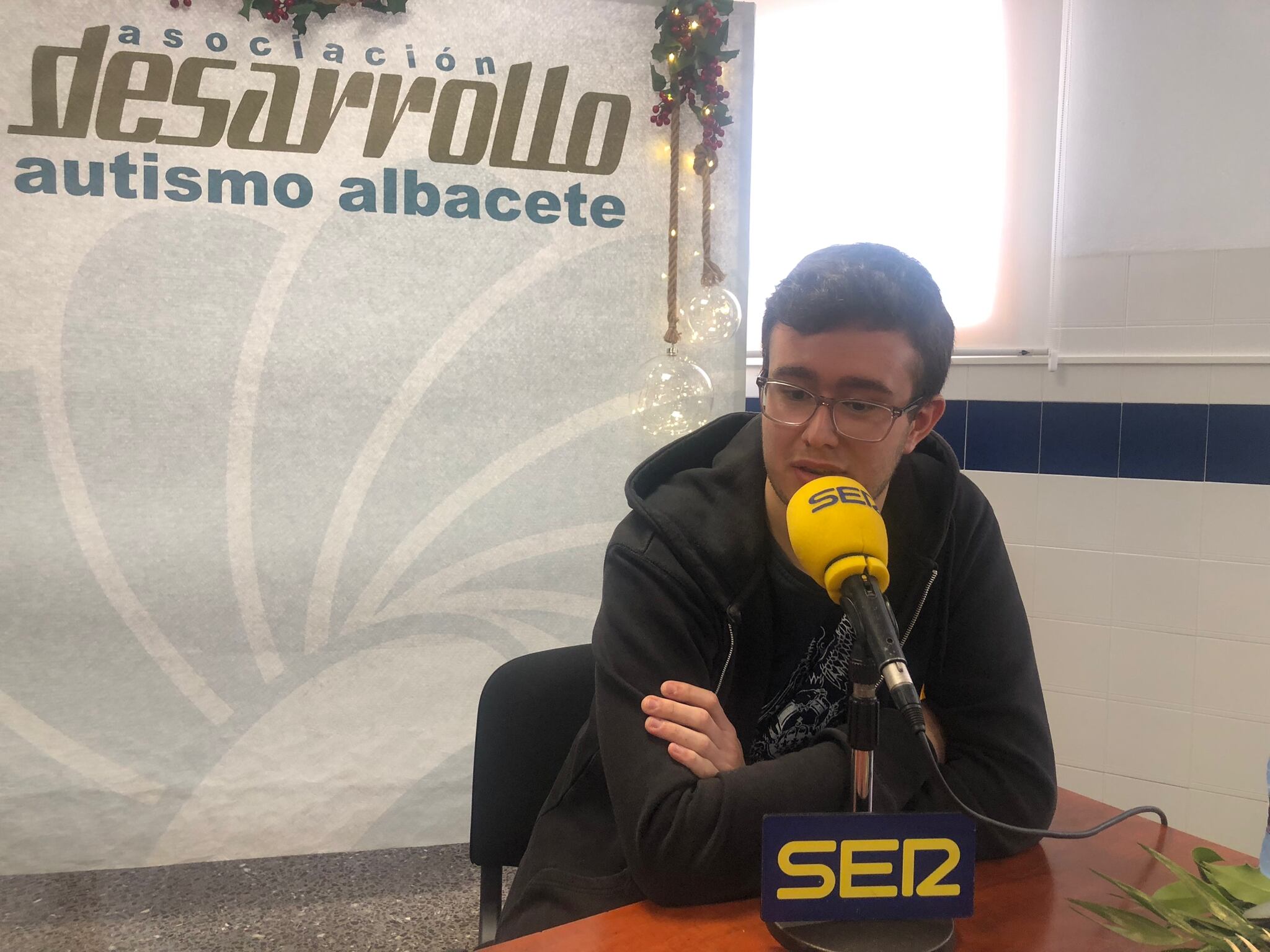 Carlos García, chico con trastorno del espectro autista