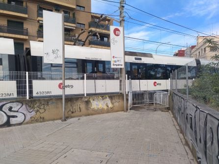 Las obras pendientes para soterrar las vías de FGV en la estación de Empalme comenzarán en enero