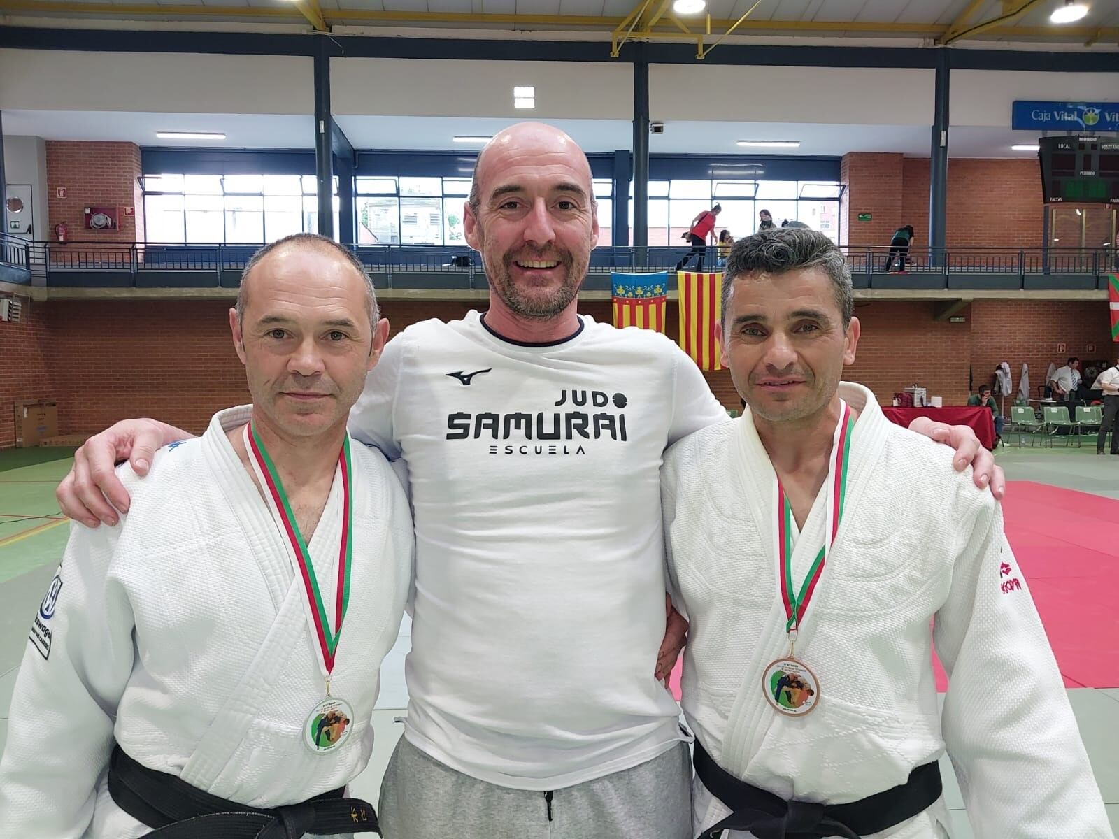 Judokas del Club Samurai en la Copa de España de Veteranos