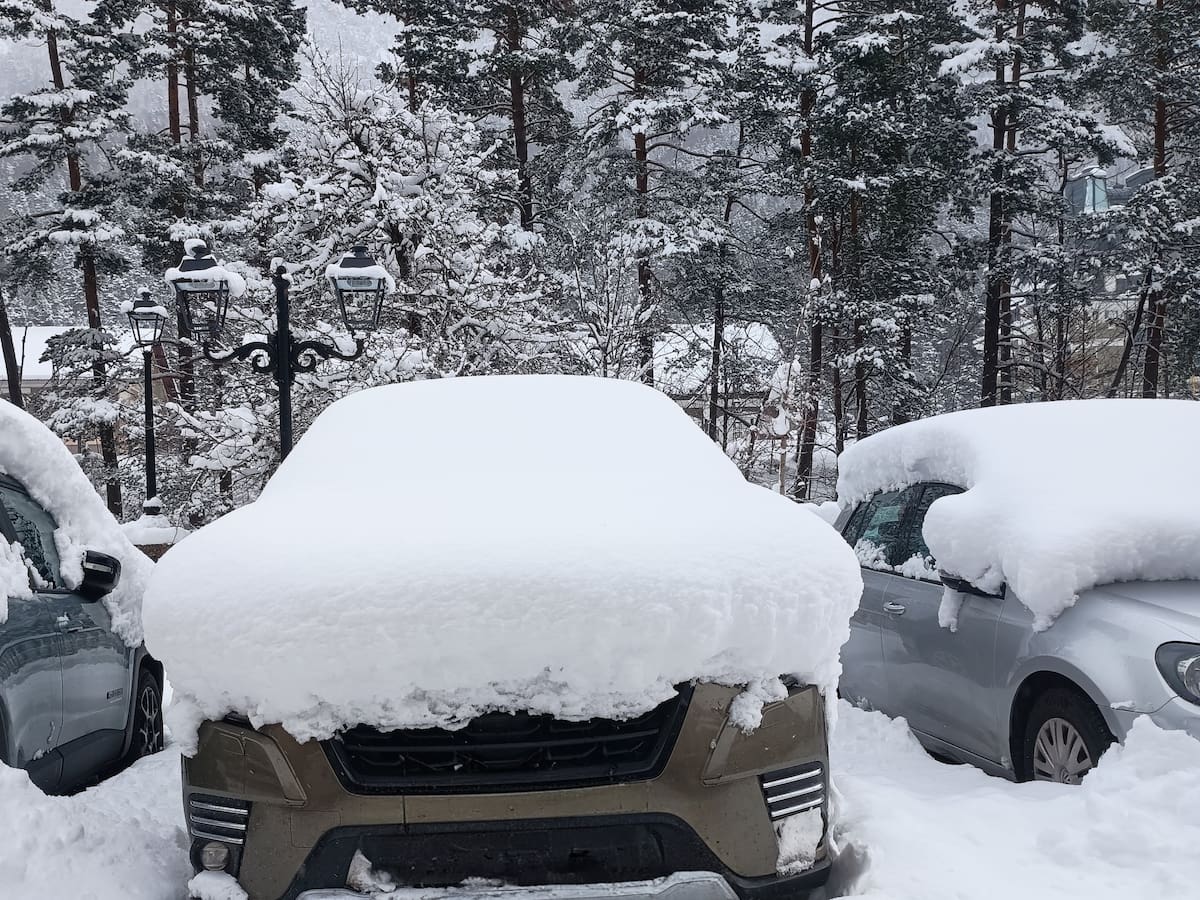 Nivel "naranja" por nevadas en el Pirineo