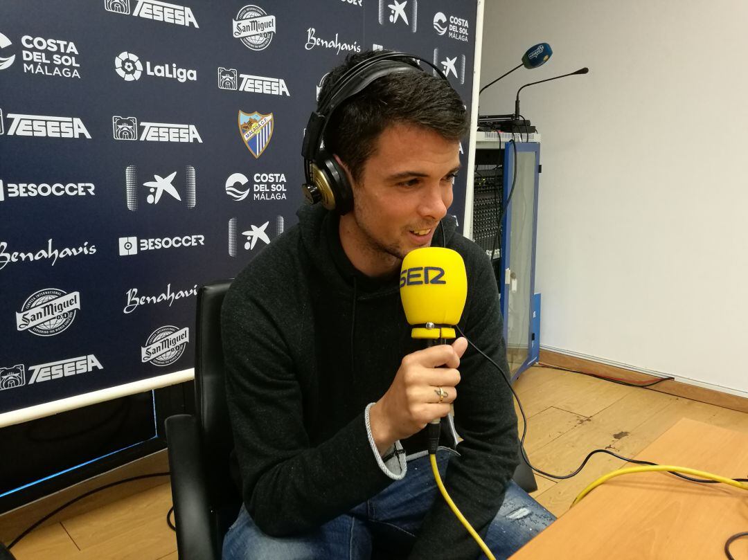 Erik Morán, durante su entrevista en la SER