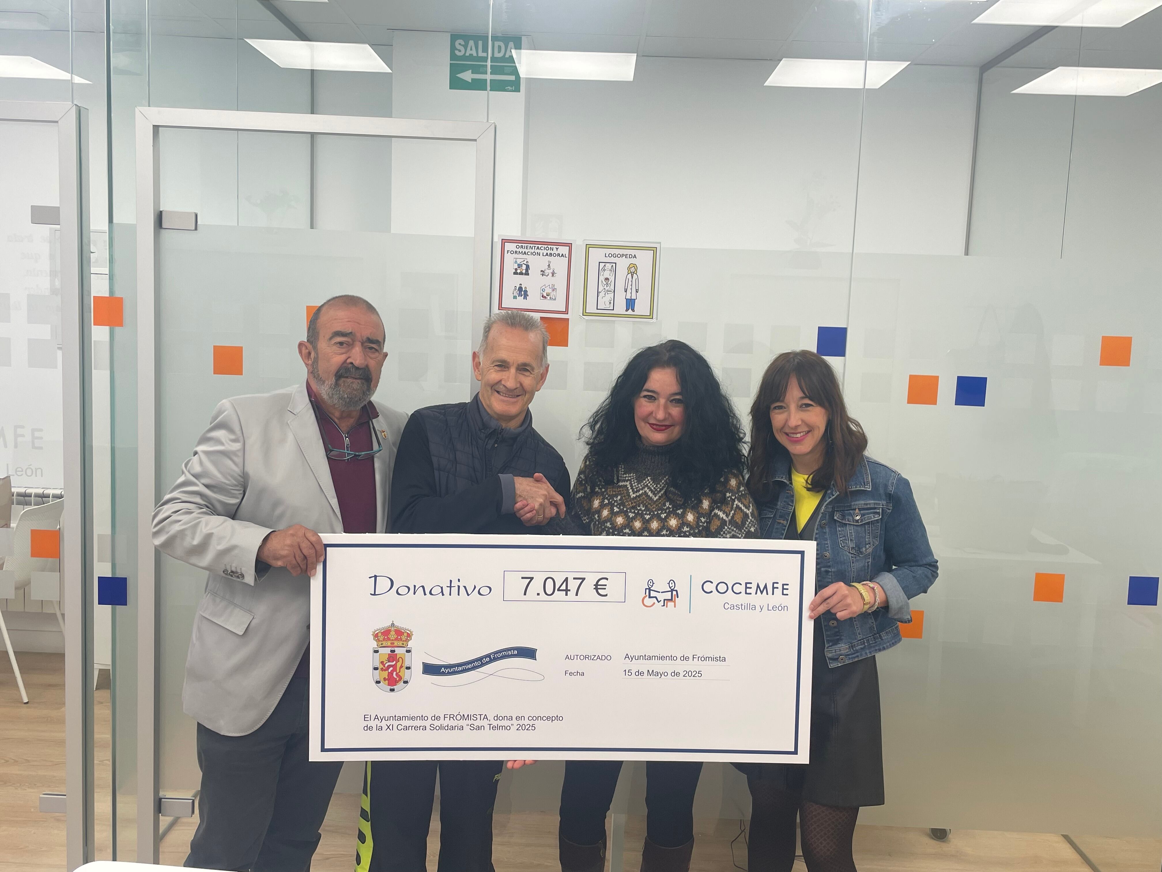 La XI Carrera Solidaria de Frómista recauda más de 7.000 euros para Cocemfe Castilla y León