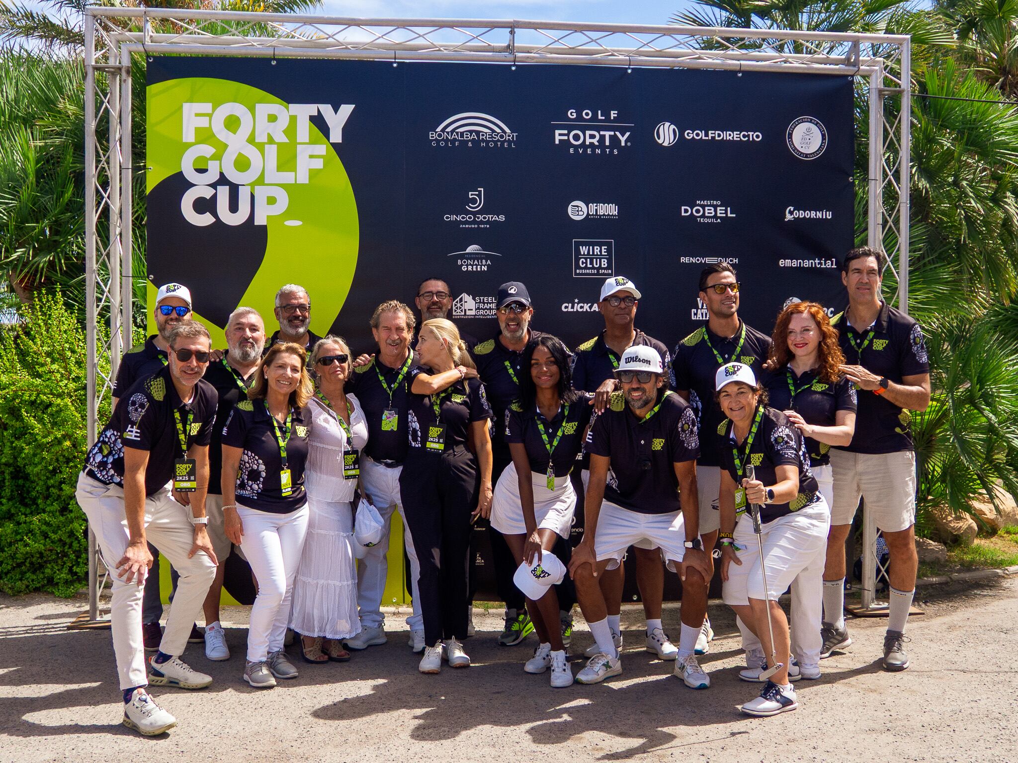 Muchos rostros conocidos participaron en la II edición de la Forty Golf Cup