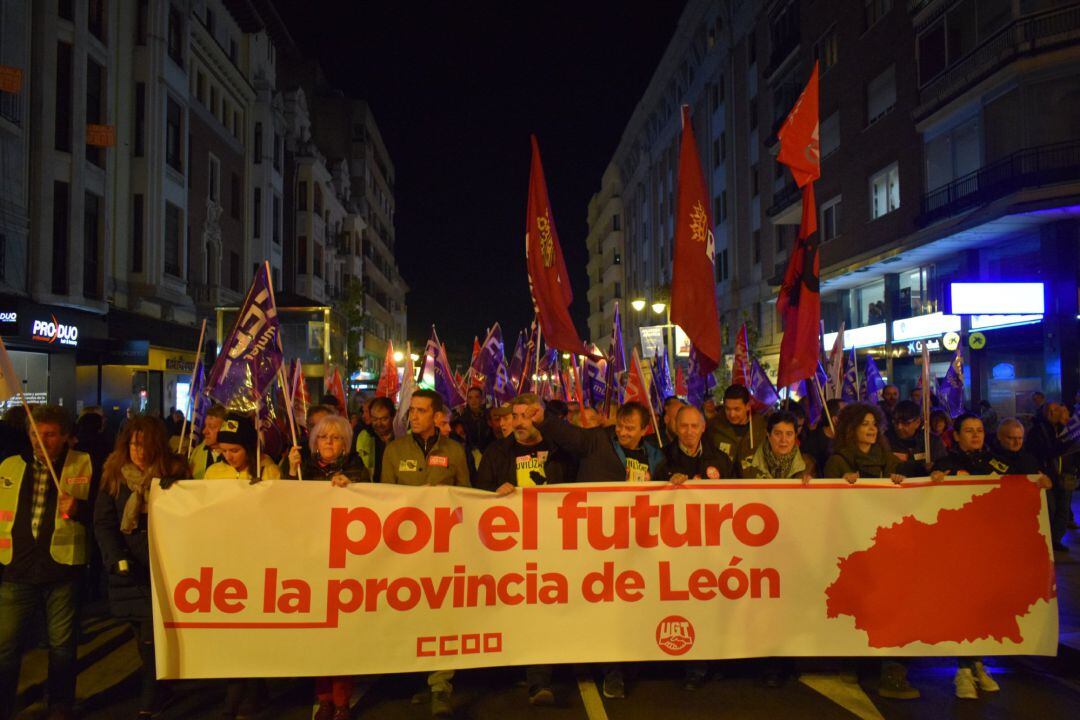 Cabecera de la marcha