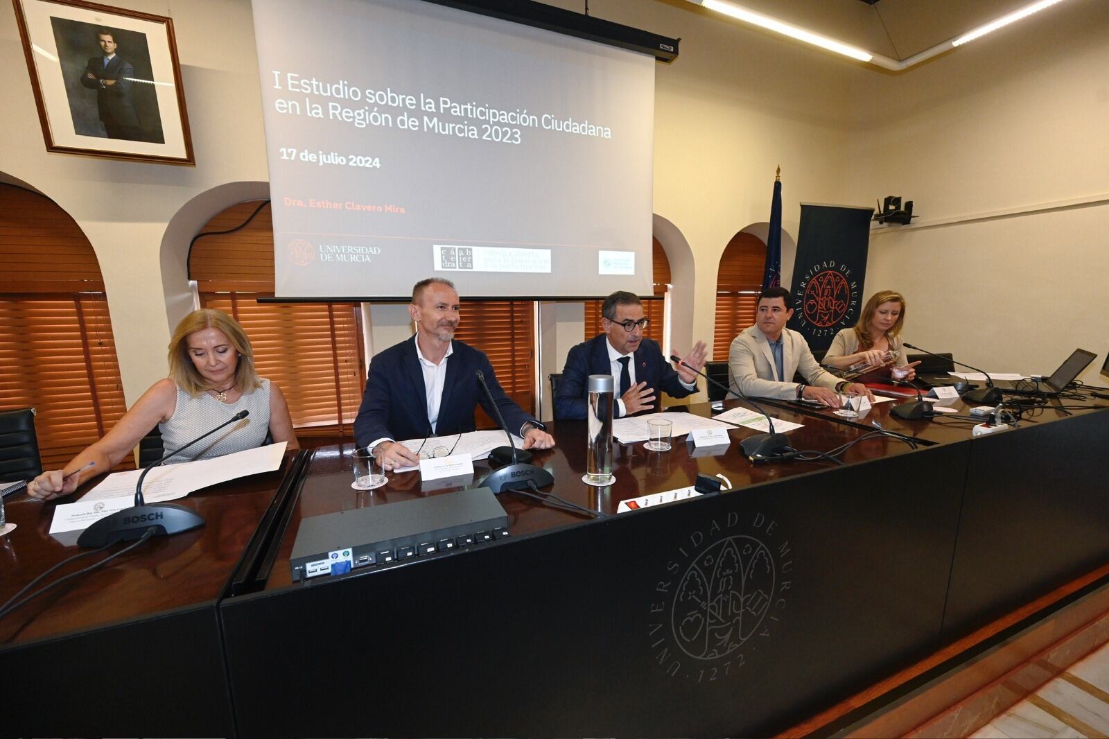 Presentación del I Estudio de Participación Ciudadana de la Región de Murcia