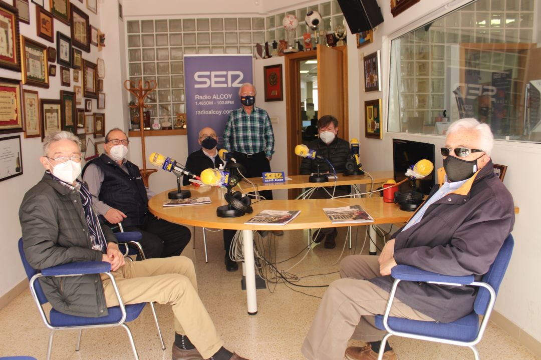 Javier Morales junto a los también expresidente Adolfo Seguí, Rafael Tortosa, Carlos Aracil, Rafael Romá 