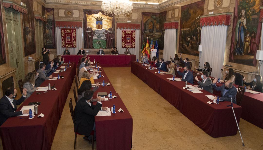 Imagen del pleno de la Diputación de Castellón 