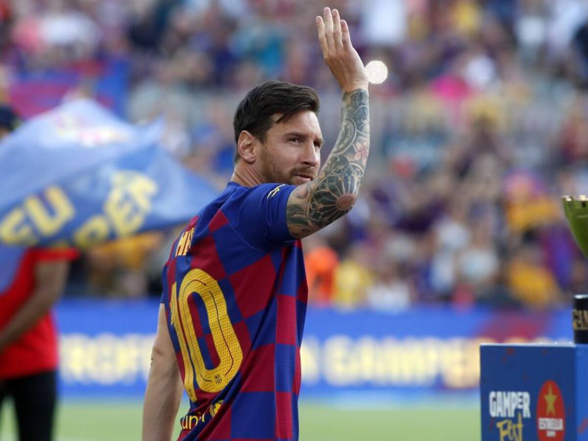 Messi trabaja para llegar al estreno del Barcelona en la Liga ante el Athletic