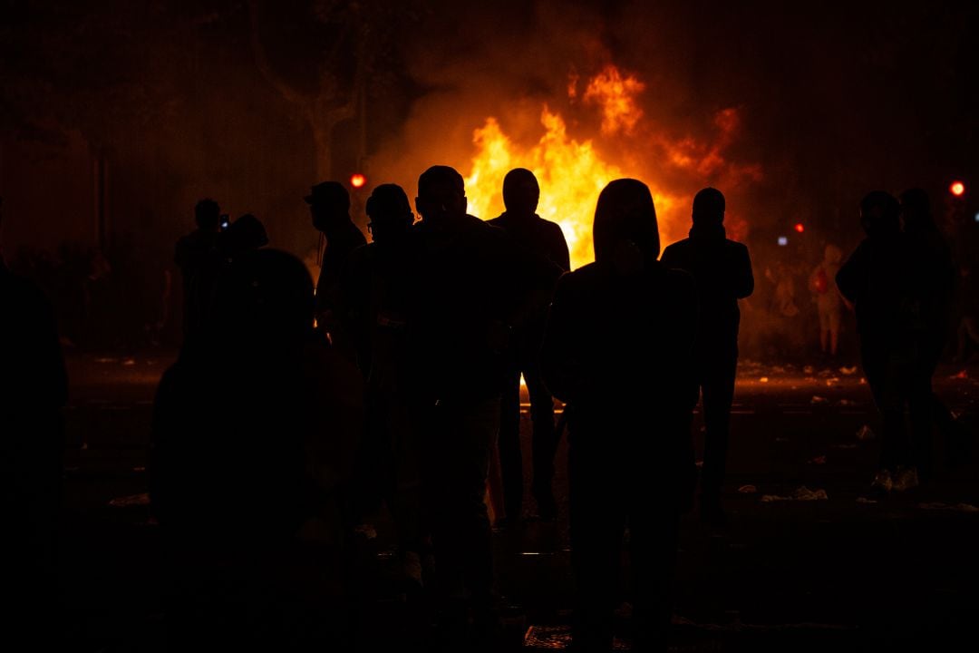 Una de las protestas llevadas a cabo en 2019 en Barcelona. 