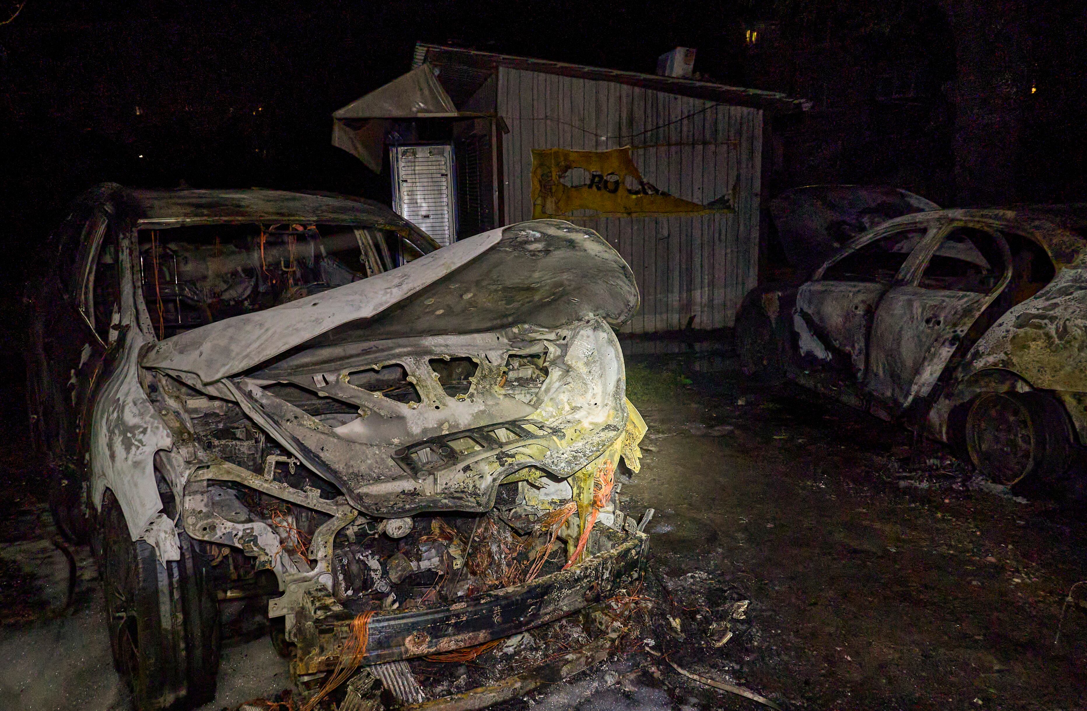 Daños ocasionados por un ataque ruso en Jarkov (Ucrania).