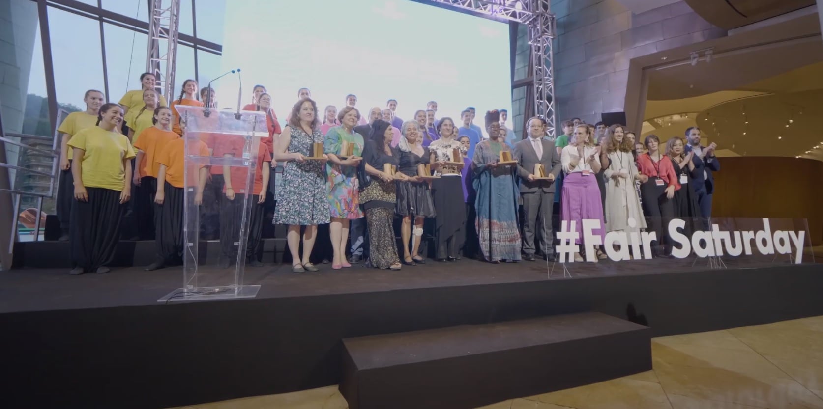 Gala de los &#039;Fair Saturday Awards 2019&#039; celebrada en el Museo Guggenheim. / Fundación Fair Saturday