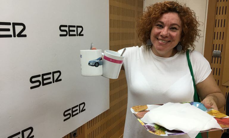 Fuensanta José Imbernón Sánchez, &#039;La Fuensi&#039;, durante su visita a Hoy por hoy.