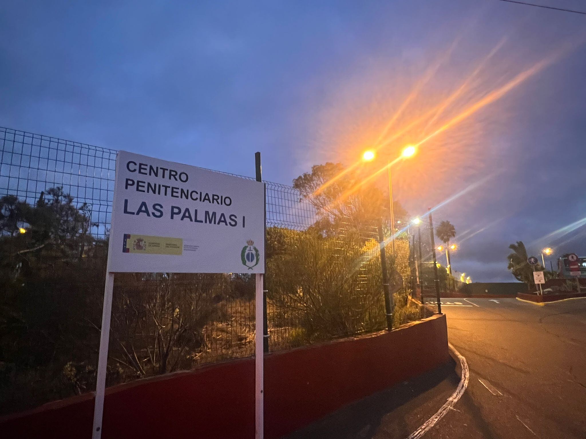 Exterior de la prisión de Salto del Negro, Las Palmas I, en Las Palmas de Gran Canaria