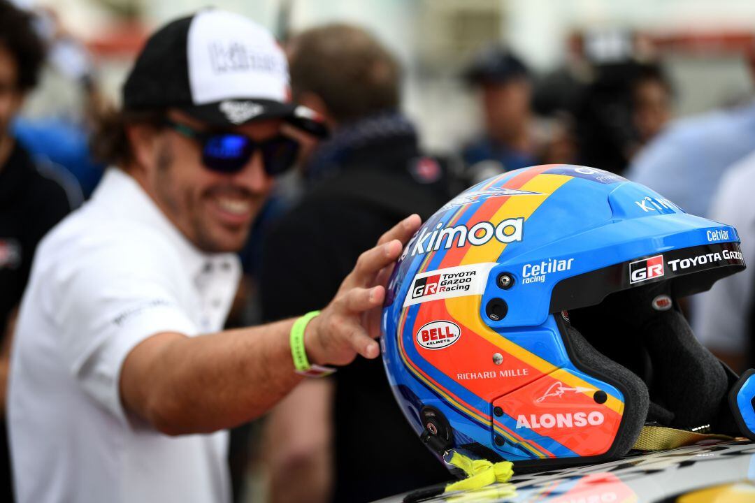 Fernando Alonso, preparado para el Dakar.