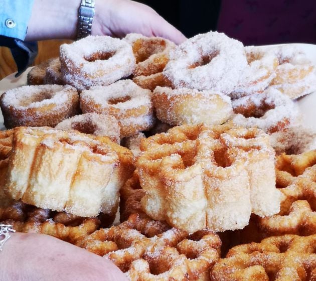 Dulces tradicionales manchegos que se reparten durante la &#039;La Borricá&#039;.