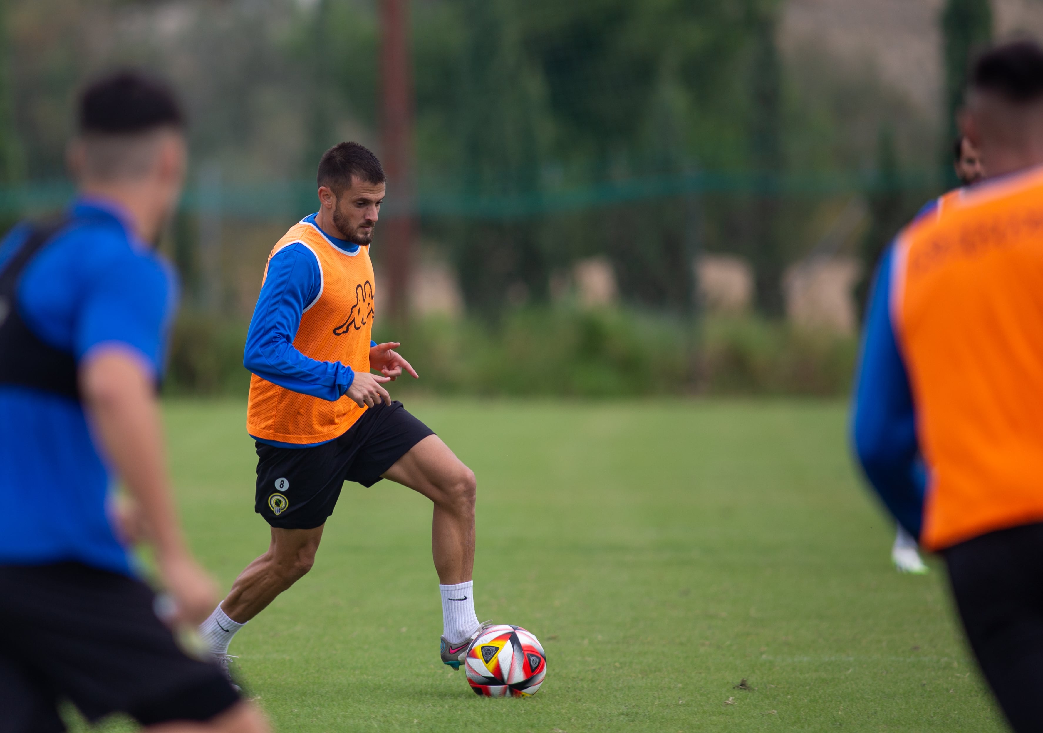 José Artiles entrenándose en las instalaciones de Fontcalent