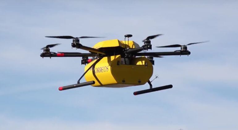 Un dron de Correos