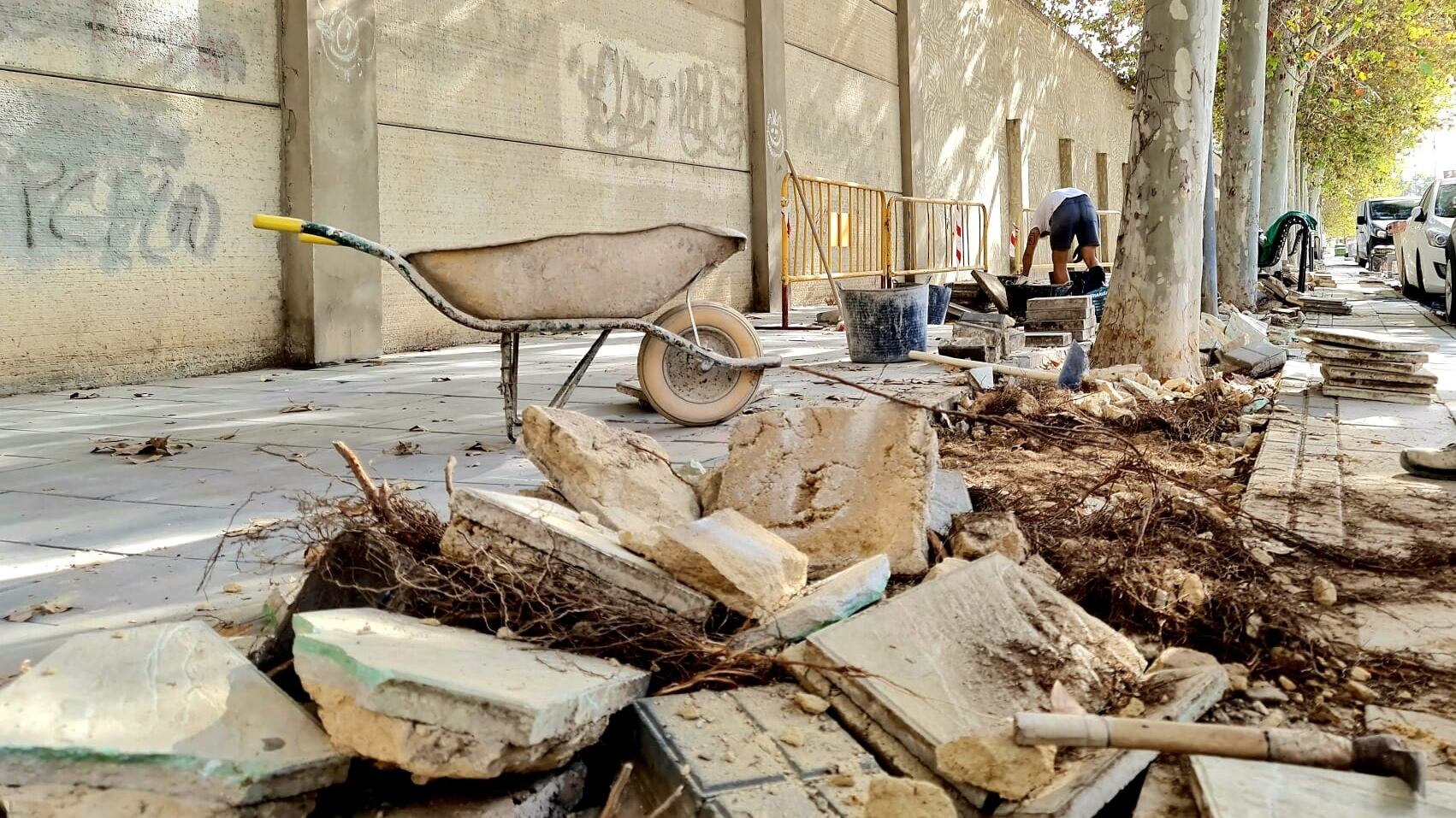 Obras avenida Ronda, Elda