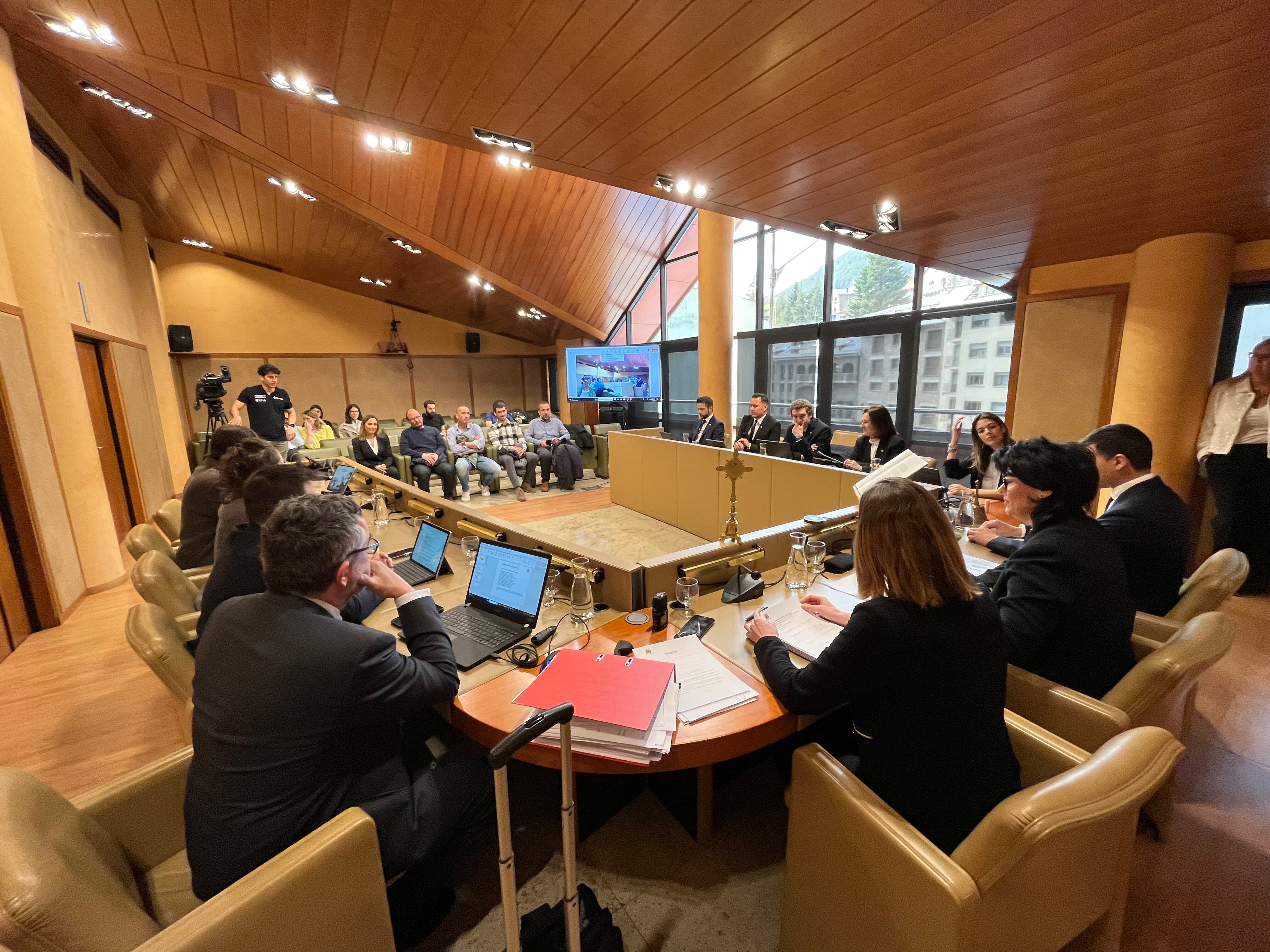 Sessió del consell de Comú de la Massana