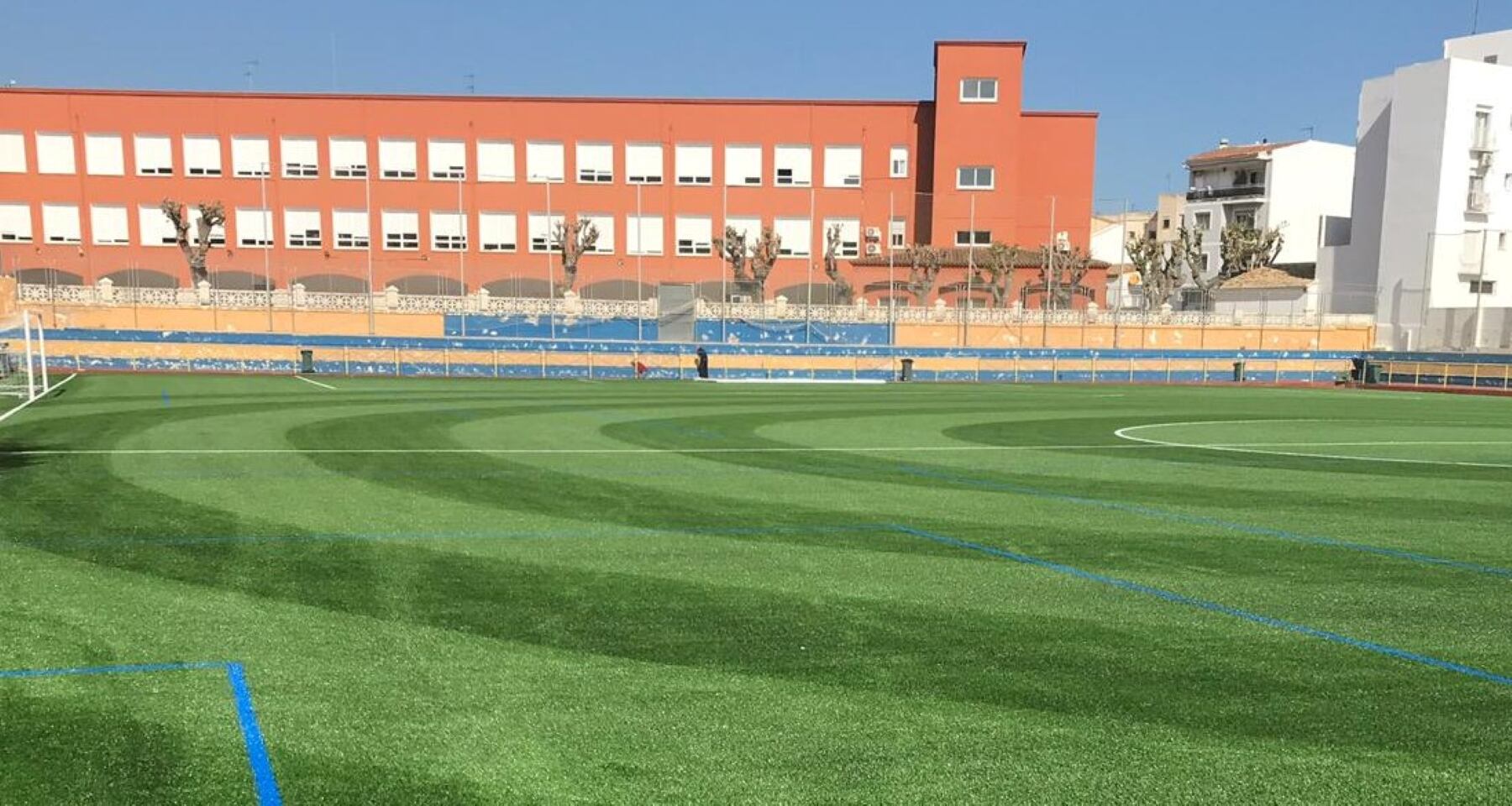 Campo de fútbol El Rodat, en Dénia.