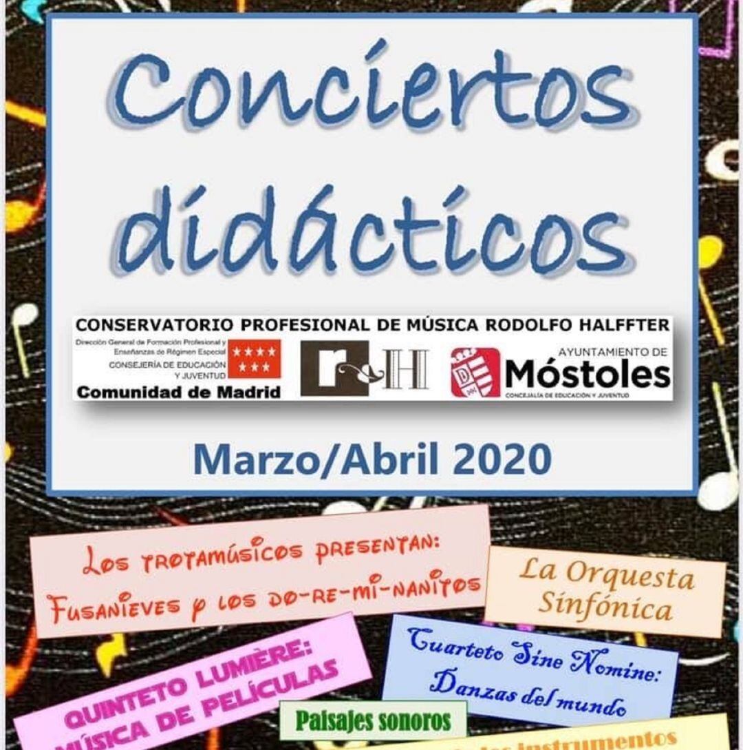 Cartel de los conciertos didácticos