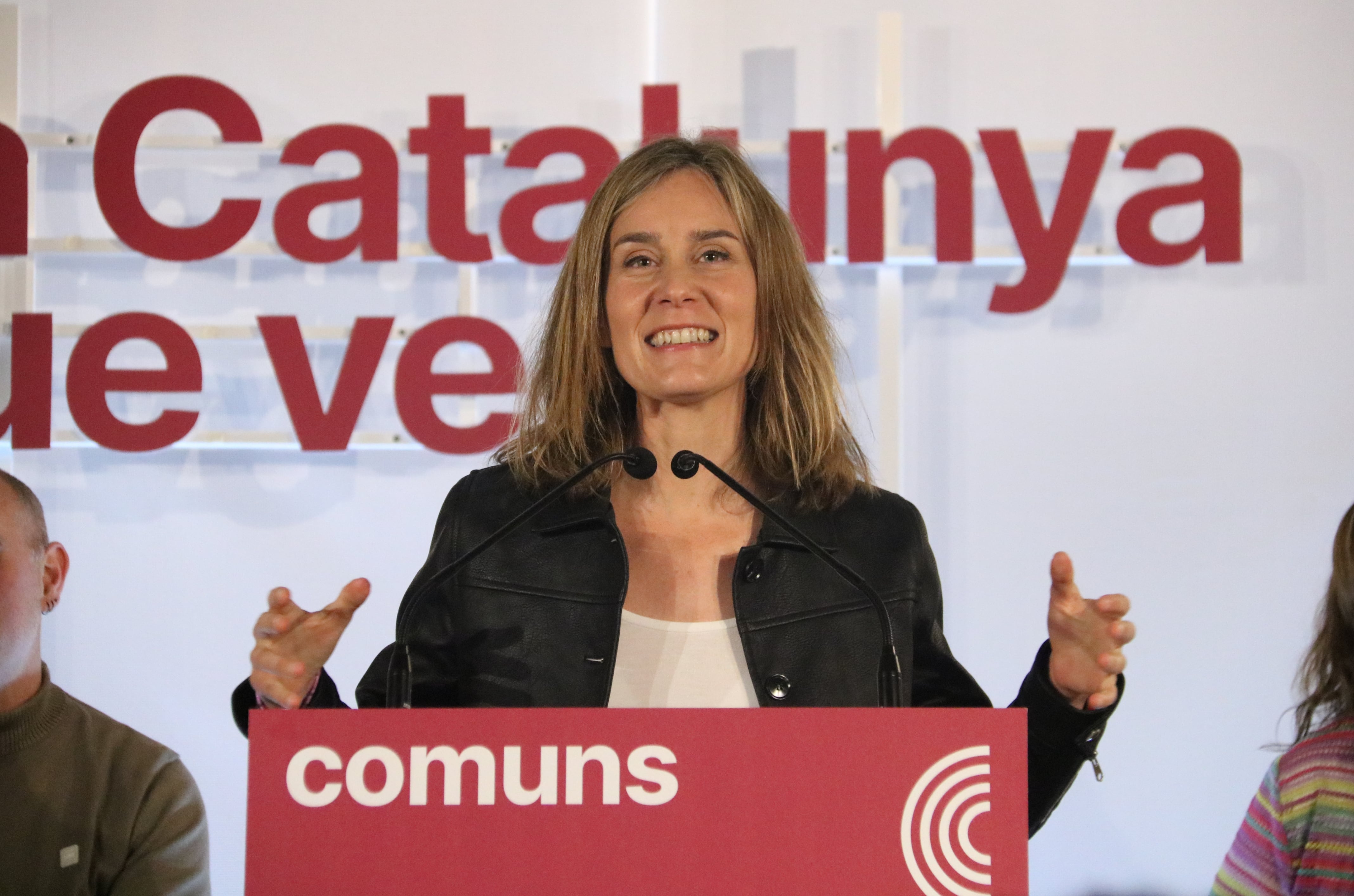 La candidata de Comuns Sumar a presidenta de la Generalitat, Jessica Albiach