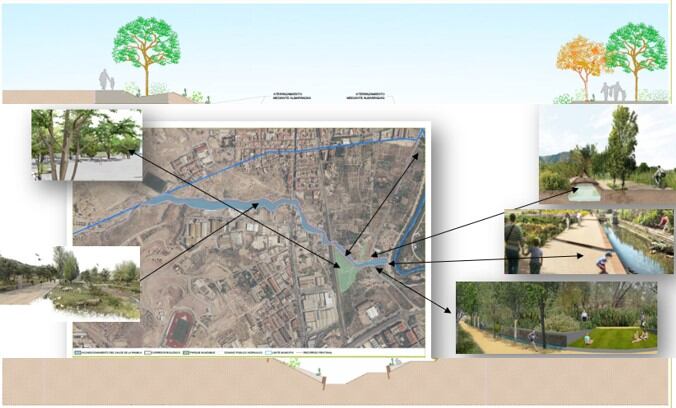 Proyecto de renaturalización de la rambla 'Las Zorreras' en Alcantarilla