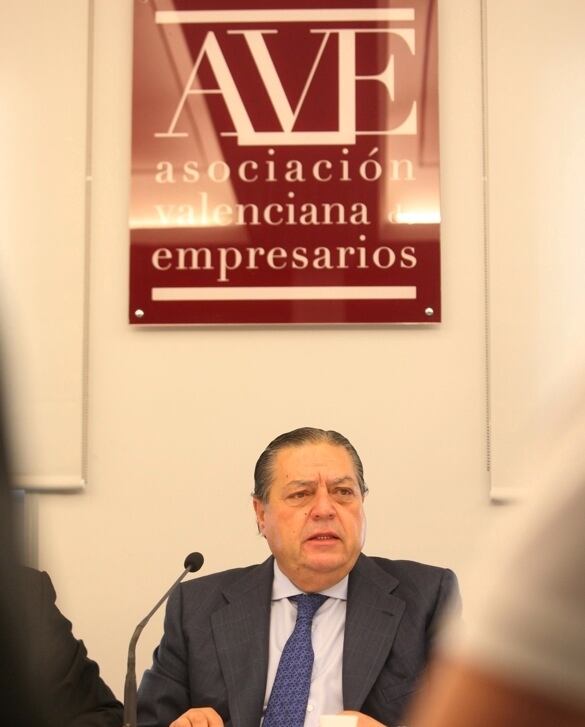 Vicente Boluda en la comparecencia ante los medios de comunicación el miércoles, 18 de septiembre