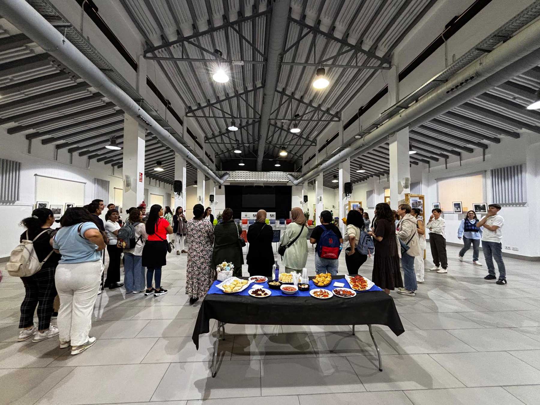 Una de las actividades organizadas para la población migrante