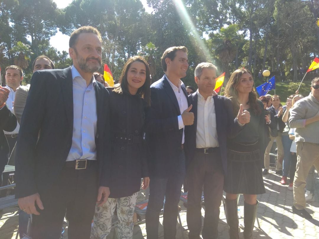 Albert Rivera e Inés Arrimadas en Zaragoza