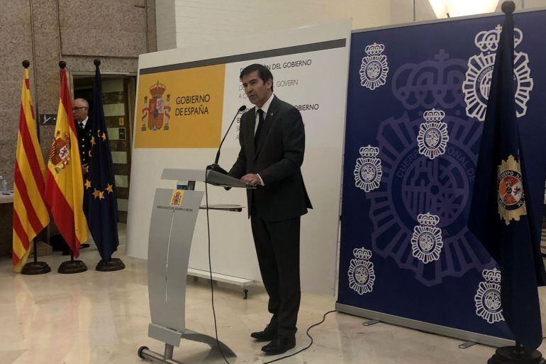 El subdelegat del govern espanyol a Girona, Juan manuel Sánchez Bustamante