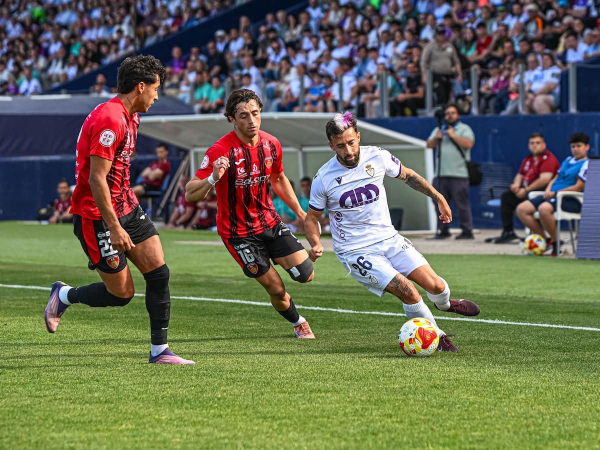 Ñito, jugador del Real Jaén, sobre el UCAM: "Si pudiese elegir me gustaría que los dos equipos ascendiéramos"
